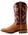 Image #2 - Ariat Women's San Angelo VentTEK 360 Performance Western Boots - Broad Square Toe , Brown, hi-res