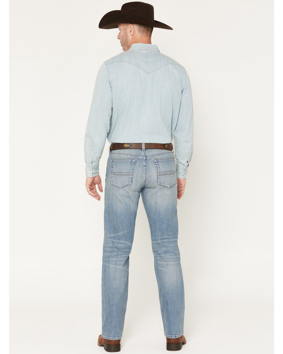 Image #3 - Cody James Men's Bronco Wash Yukon Relaxed Straight Stretch Denim Jeans, Medium Wash, hi-res