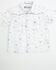 Image #1 - Cowboy Hardware Toddler Boys' Branding Iron Short Sleeve Snap Western Shirt, White, hi-res