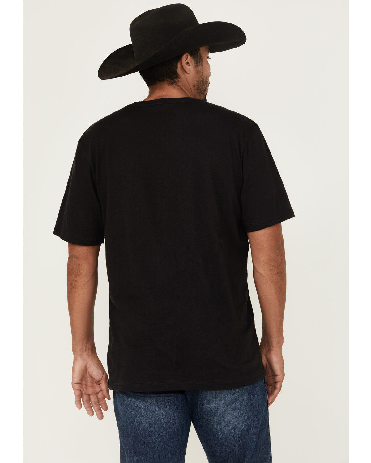 Image #4 - Wrangler Men's Neon Cowboy Short Sleeve Graphic T-Shirt, Black, hi-res