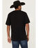 Image #4 - Wrangler Men's Neon Cowboy Short Sleeve Graphic T-Shirt, Black, hi-res