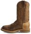 Image #3 - Double H Men's Ice Roper Western Work Boots - Steel Toe, Bark, hi-res