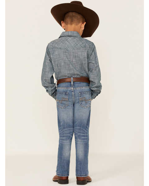 Image #1 - Cody James Little Boys' Jericho Medium Wash Stretch Slim Straight Jeans - Sizes 4-8, Blue, hi-res