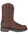 Georgia Boot Men's Carbo-Tec LT Waterproof Western Work Boots - Soft Toe, Brown, hi-res