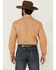 Image #4 - Cinch Men's Geo Striped Print Long Sleeve Snap Western Shirt, Gold, hi-res