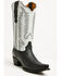 Image #1 - Circle G Women's Embroidered Triad Western Boots - Snip Toe, Black/white, hi-res