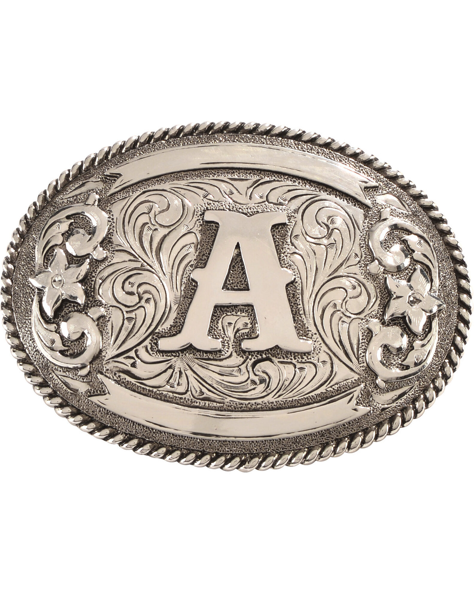 Initial belt buckle on sale
