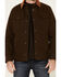Image #3 - Pendleton Men's Solid Olive Canvas Snap-Down Shirt Jacket, Green/brown, hi-res