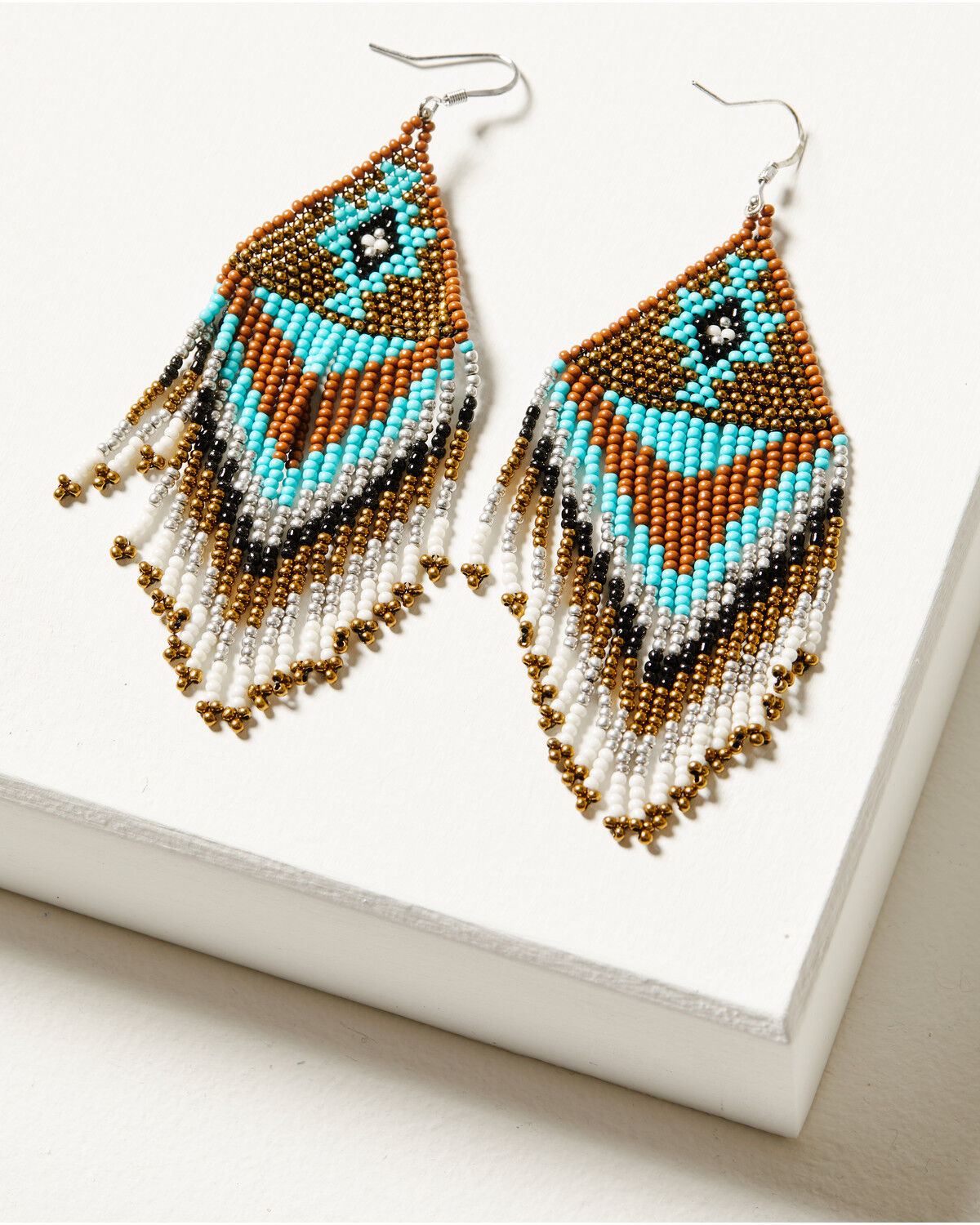 Image #1 - Idyllwind Women's Southwestern Trail Bronze Earrings, Bronze, hi-res