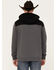 Image #4 - RANK 45® Men's Reflective Sleeve Hooded Sweatshirt, Charcoal, hi-res