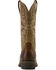 Image #3 - Ariat Men's Hustler Performance Western Boots - Square Toe, Brown, hi-res