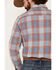 Flag & Anthem Men's Rosburg Plaid Long Sleeve Western Shirt , Indigo, hi-res