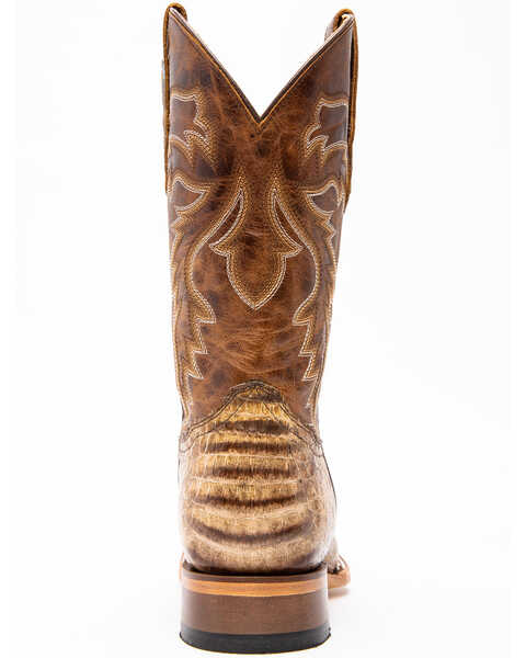 Cody James Men's Caiman Belly Western Boots - Wide Square Toe, Brown, hi-res