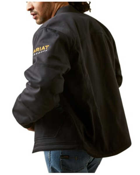 Image #2 - Ariat Men's Rebar DuraCanvas™ Bomber Jacket, Black, hi-res