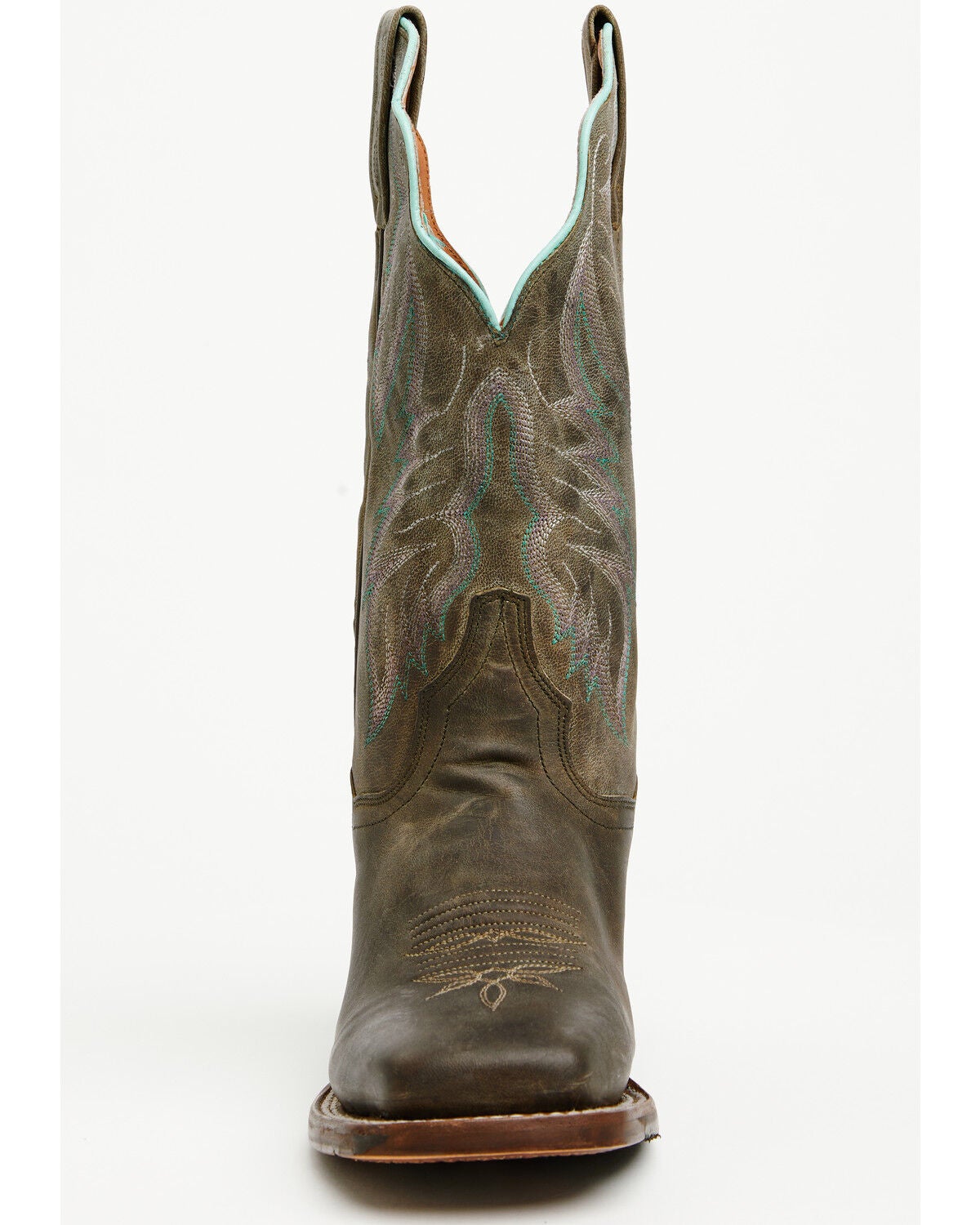 Image #4 - Dan Post Women's Kendall Western Performance Boots - Broad Square Toe, Black, hi-res