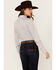 Image #4 - Cinch Women's Striped Long Sleeve Button-Down Western Shirt, Multi, hi-res