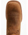 Image #6 - RANK 45® Men's Warrior Performance Western Boots - Broad Square Toe, Coffee, hi-res