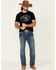 Cody James Men's Live Fast Graphic Short Sleeve T-Shirt , Black, hi-res