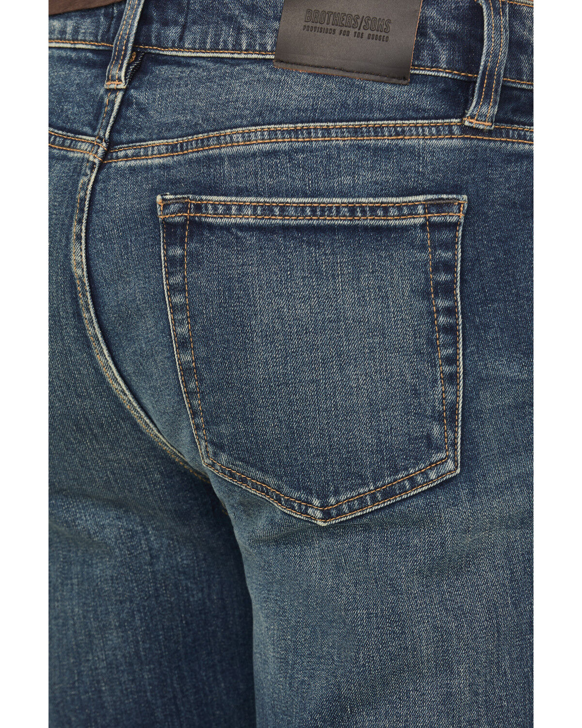 Image #4 - Brothers and Sons Men's Tucker Slim Straight Stretch Denim Jeans, Dark Wash, hi-res