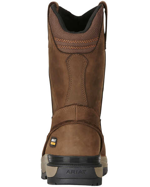 Image #3 - Ariat Men's Mastergrip Pull Western Work Boots - Composite Toe, Brown, hi-res