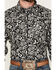 Image #3 - Cowboy Hardware Men's Paisley Print Long Sleeve Snap Western Shirt, Black, hi-res
