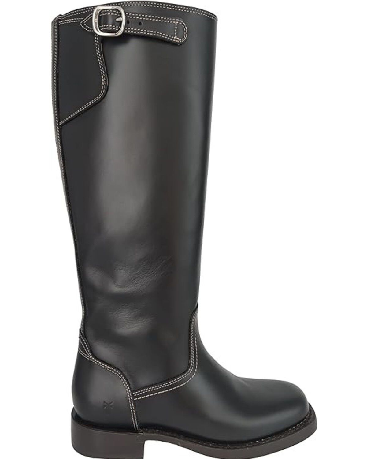 Image #1 - Frye Women's Campus Low Heel Tall Riding Boots - Round Toe, Black, hi-res