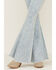 Image #2 - Rock & Roll Denim Women's Vintage Floral Flare Jeans, Light Blue, hi-res