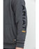 Image #4 - Ariat Men's Gray Rebar All-Weather Full Zip Work Hooded Sweatshirt , Grey, hi-res