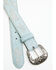 Image #2 - Shyanne Women's Embroidered Floral Belt, Light Blue, hi-res