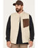 Image #2 - Brothers and Sons Men's Reversible Sherpa Down Vest, Brown, hi-res