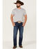 Image #1 - Wrangler Retro Men's Eastbrook Dark Wash Stretch Slim Bootcut Jeans, Dark Wash, hi-res