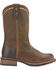 Ariat Women's Unbridled Roper Boots - Round Toe, Dark Brown, hi-res