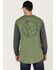 Image #4 - Hawx Men's FR Color Block Long Sleeve Graphic Work T-Shirt , Green, hi-res