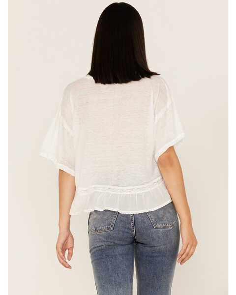 Image #4 - Free People Women's Fall In Love Tee, Ivory, hi-res