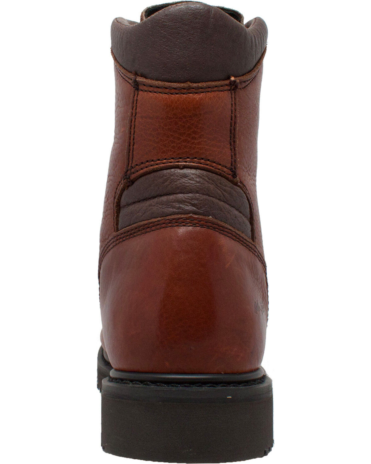 Image #5 - Ad Tec Men's 8" Tumbled Leather Work Boots - Soft Toe, Brown, hi-res