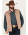 Image #1 - George Strait by Wrangler Men's Knit Vest, Taupe, hi-res