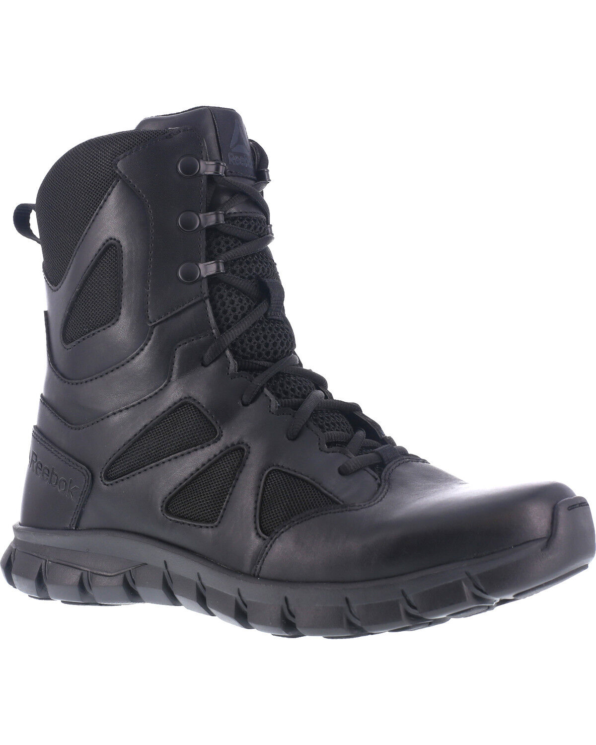 Image #1 - Reebok Women's 8" Sublite Cushion Tactical Boots, Black, hi-res