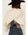 Image #4 - Vocal Women's Rhinestone Fringe Jacket, Cream, hi-res
