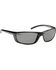 Hobie Men's Shiny Black Polarized Cabo Sunglasses, Black, hi-res