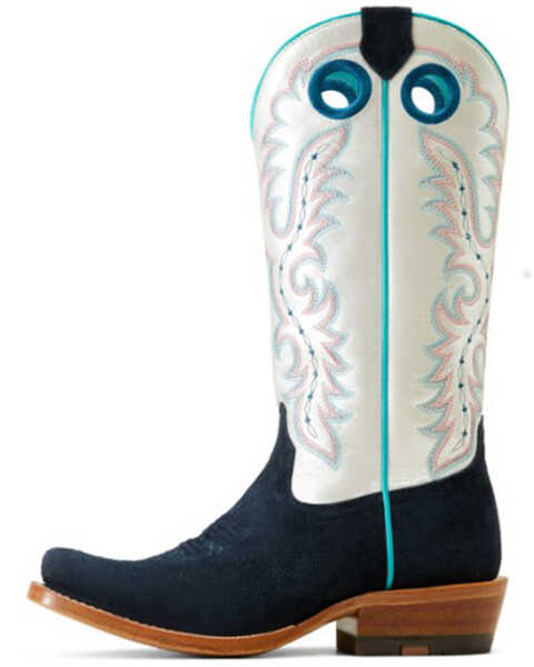 Image #2 - Ariat Women's Futurity Boon Western Boots - Square Toe, Blue, hi-res