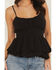 Image #3 - Originality Women's Emma Sleeveless Tie-Back Top, Black, hi-res