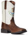 Image #1 - Ariat Men's Sport Orgullo Mexicano Western Performance Boots - Broad Square Toe, Brown, hi-res