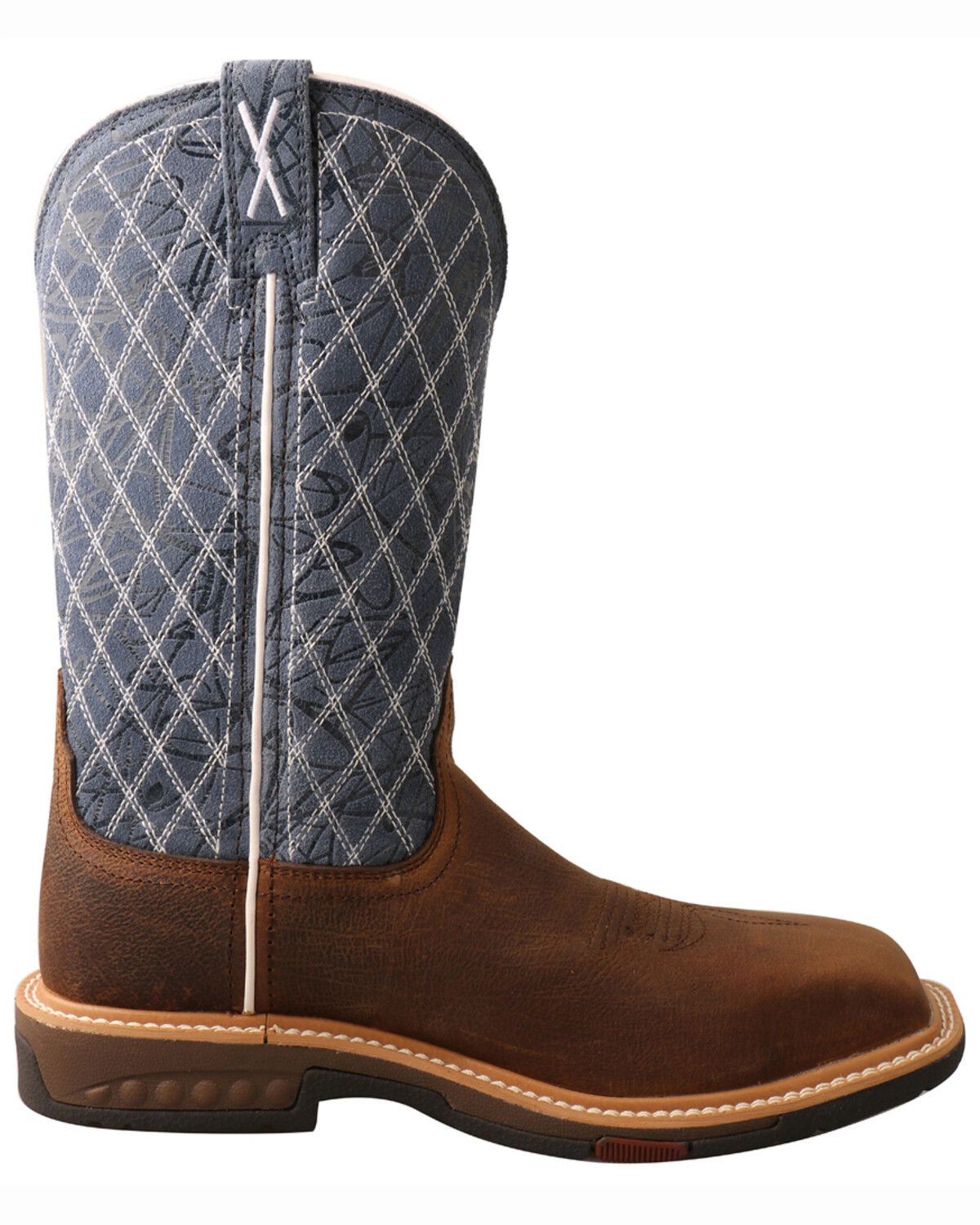 Image #2 - Twisted X Women's CellStretch Western Work Boots - Composite Toe, Brown, hi-res