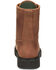 Image #5 - Justin Men's 8" Conductor Lace-Up Work Boots - Steel Toe, Brown, hi-res