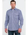 Image #5 - Resistol Men's Suffolk Geo Print Long Sleeve Western Shirt , Purple, hi-res