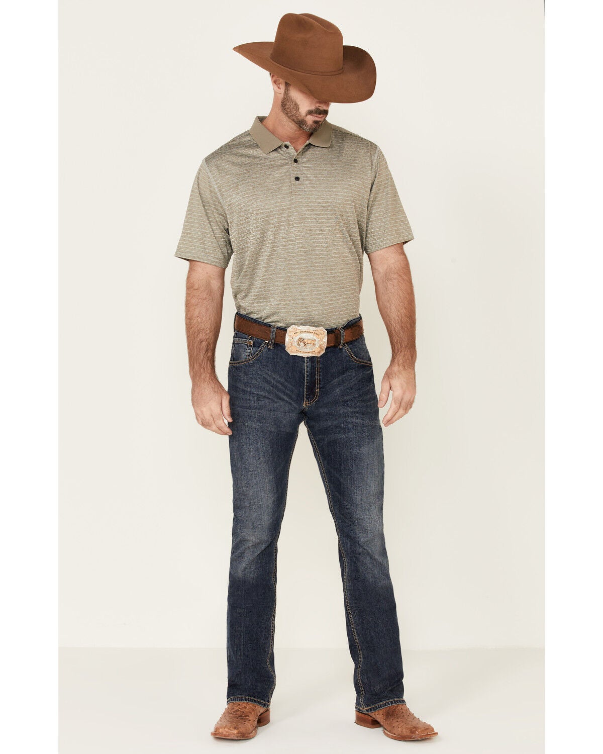 Cody James Core Men's Grey Bogey Stripe 