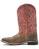 Image #3 - Smoky Mountain Women's Odessa Western Boots - Broad Square Toe, Red, hi-res