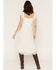 Image #4 - Ash & Violet Women's Corset Midi Dress, Ivory, hi-res