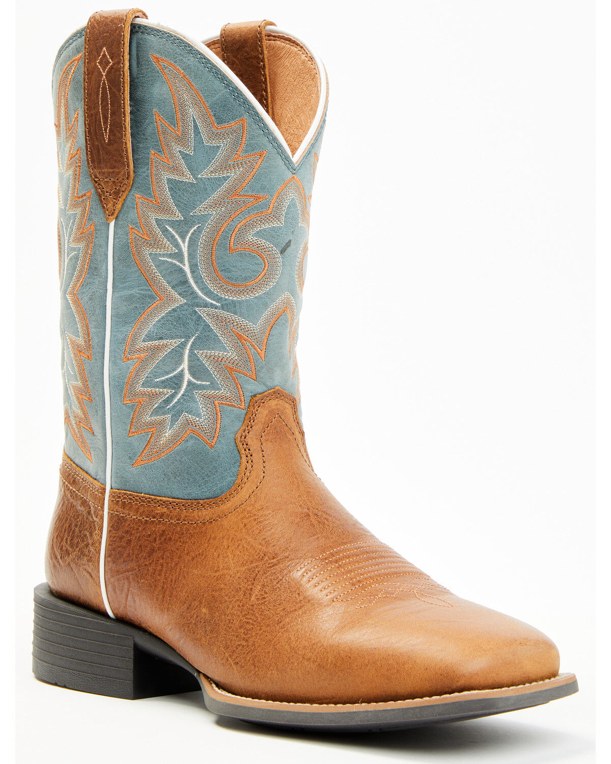 Image #1 - Cody James Men's Badge Xero Gravity™ Western Boots - Broad Square Toe, Brown, hi-res
