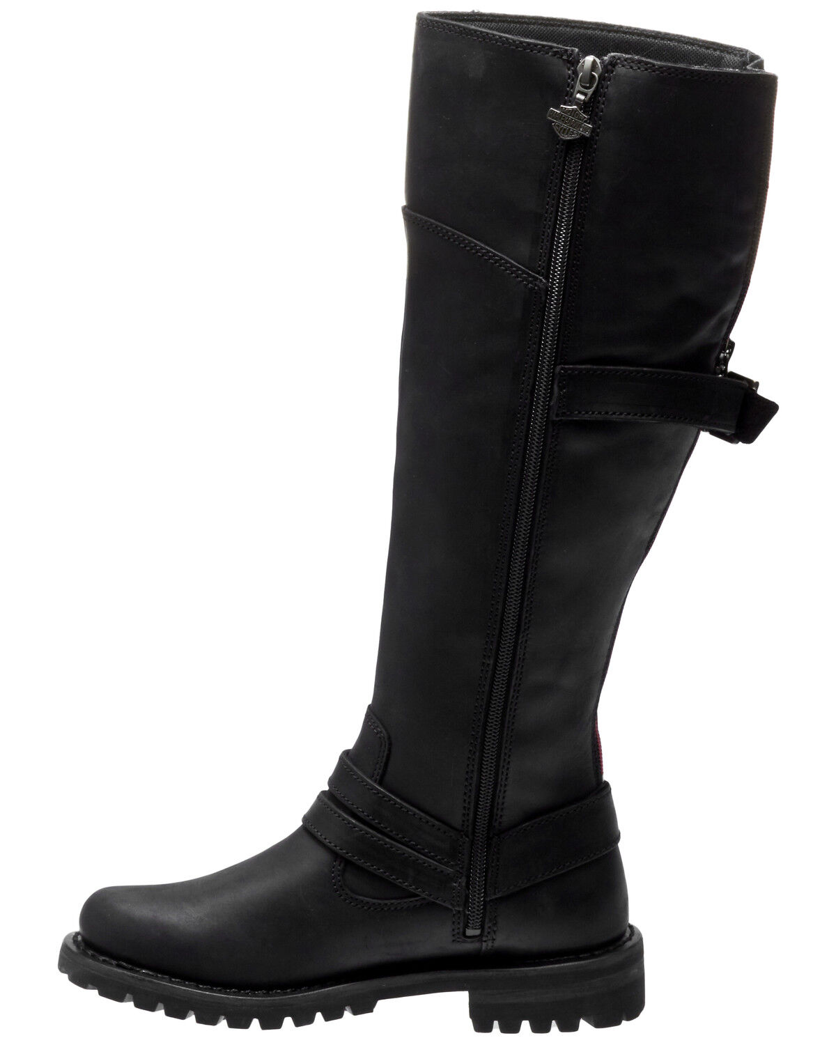 Image #3 - Harley Davidson Women's Lomita Moto Boots - Round Toe, , hi-res
